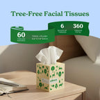 Caboo Tree Free Facial Tissue Box – Soft & Safe

