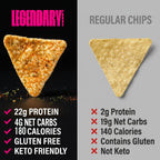 Protein Chips by Legendary Foods - 22g Protein 4g Net Carbs

