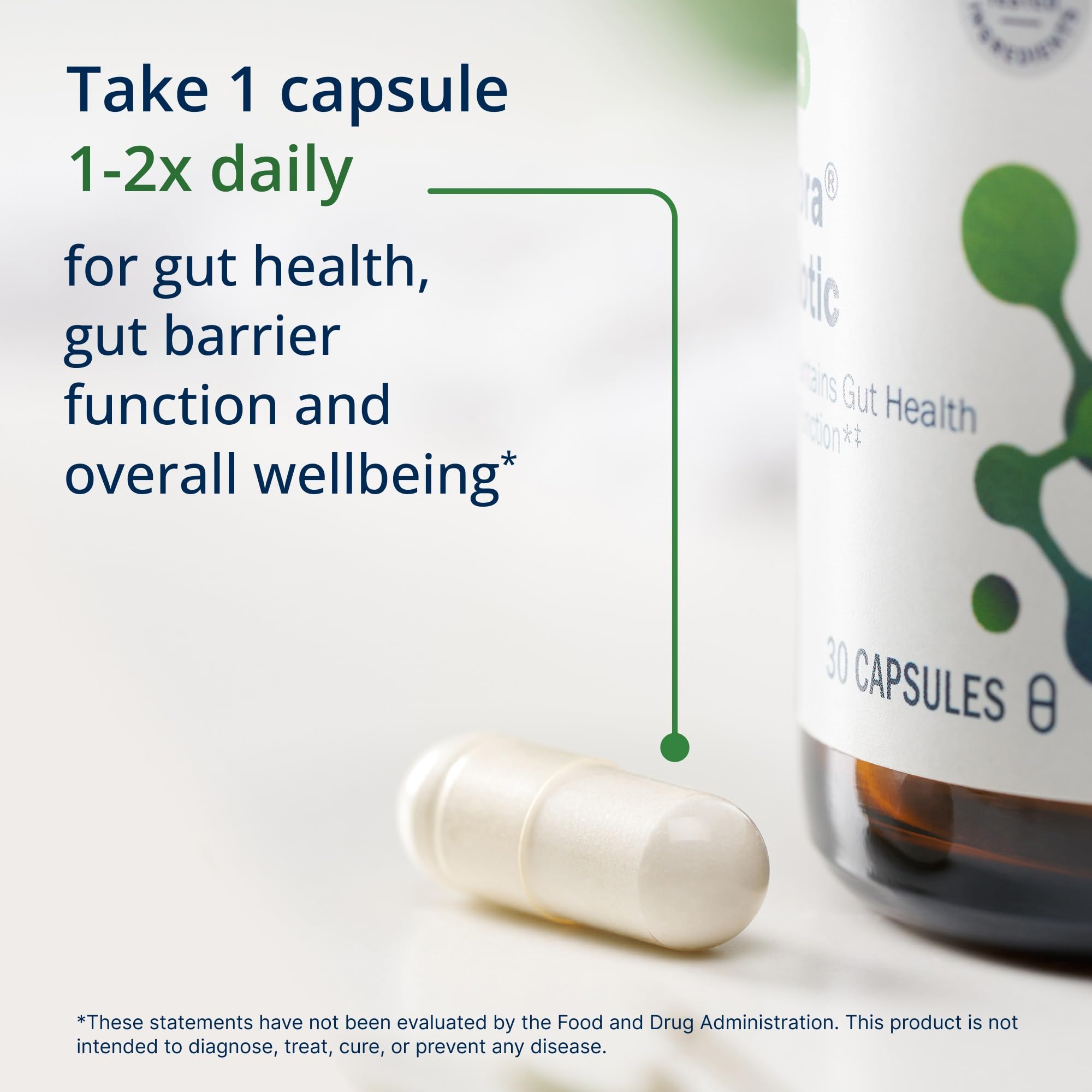 Metagenics UltraFlora Probiotic & Postbiotic Supplement

