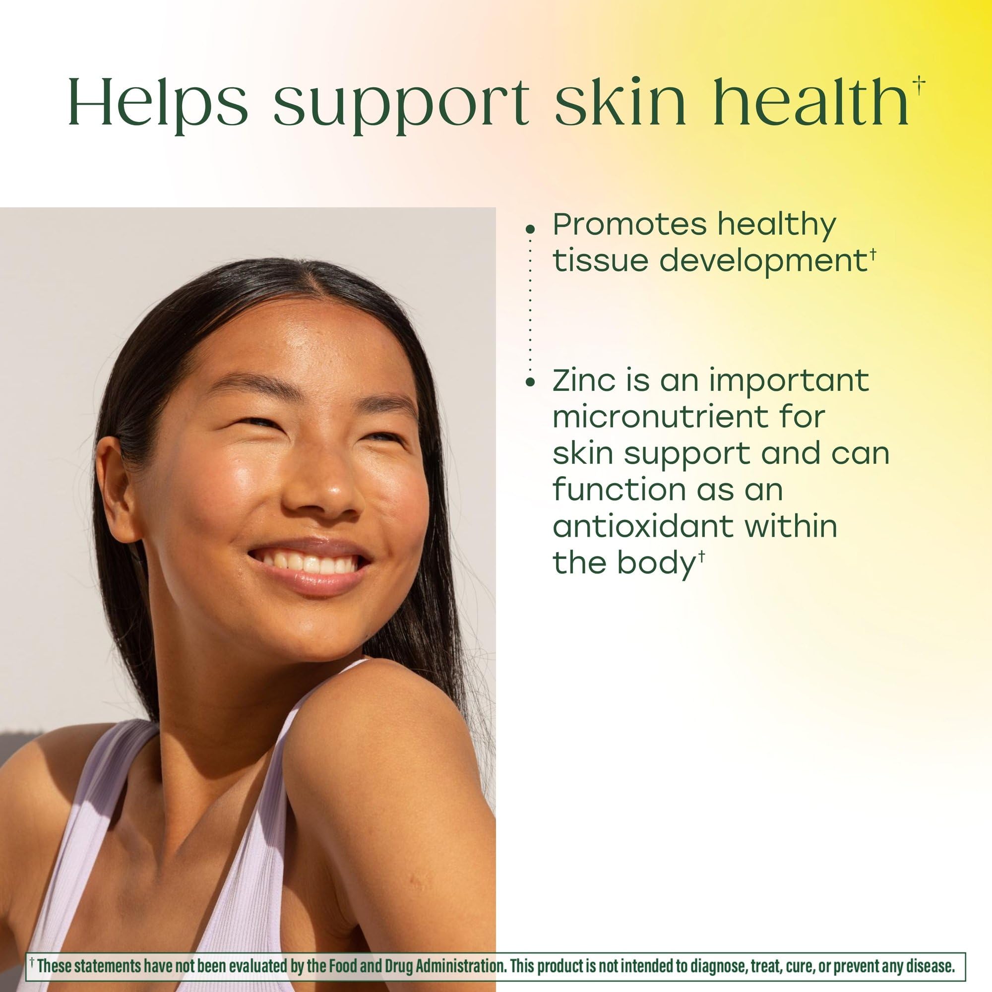 MegaFood Zinc Supplements - Vegan Immune Support

