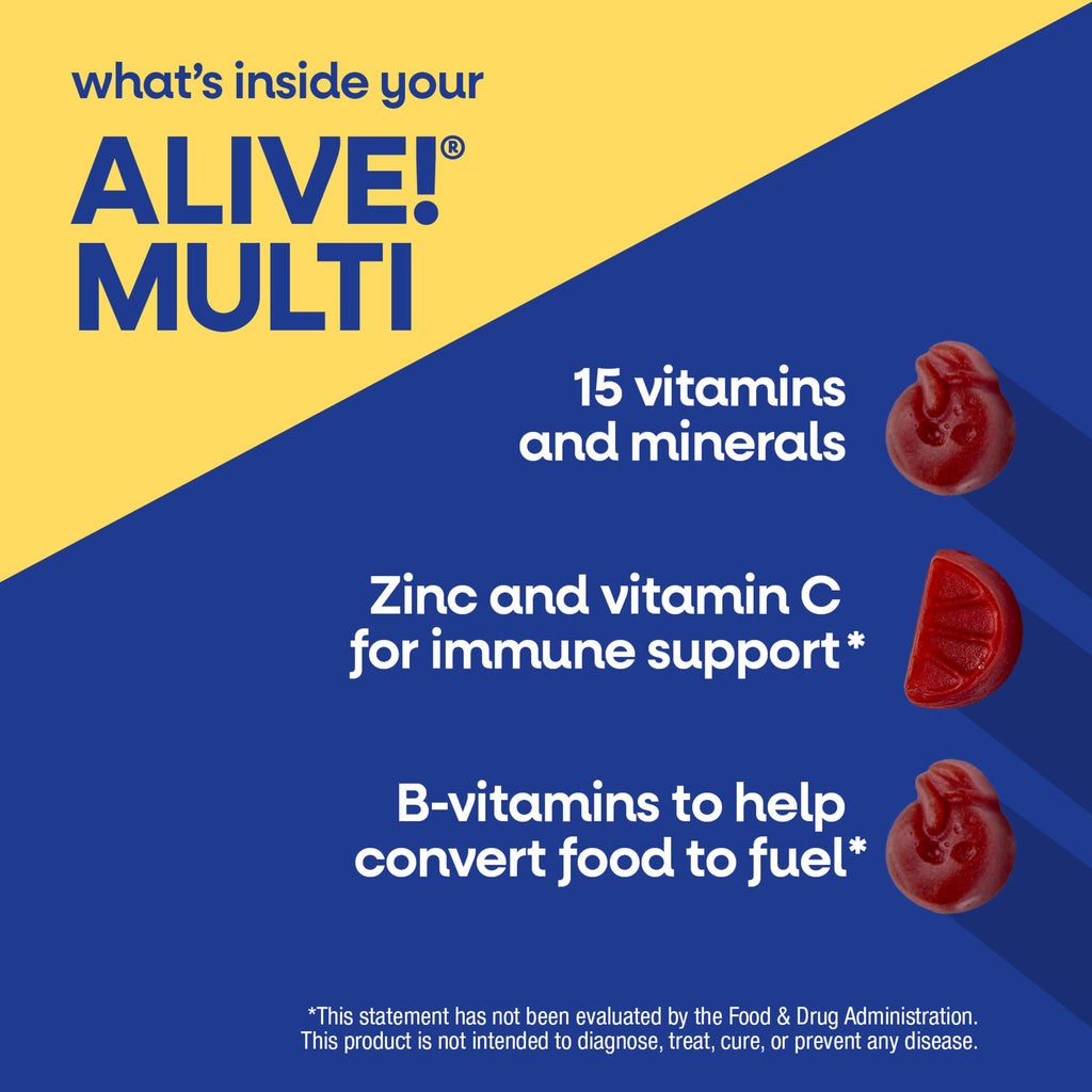 Nature's Way Alive Men's 50 plus Multivitamin Gummies

