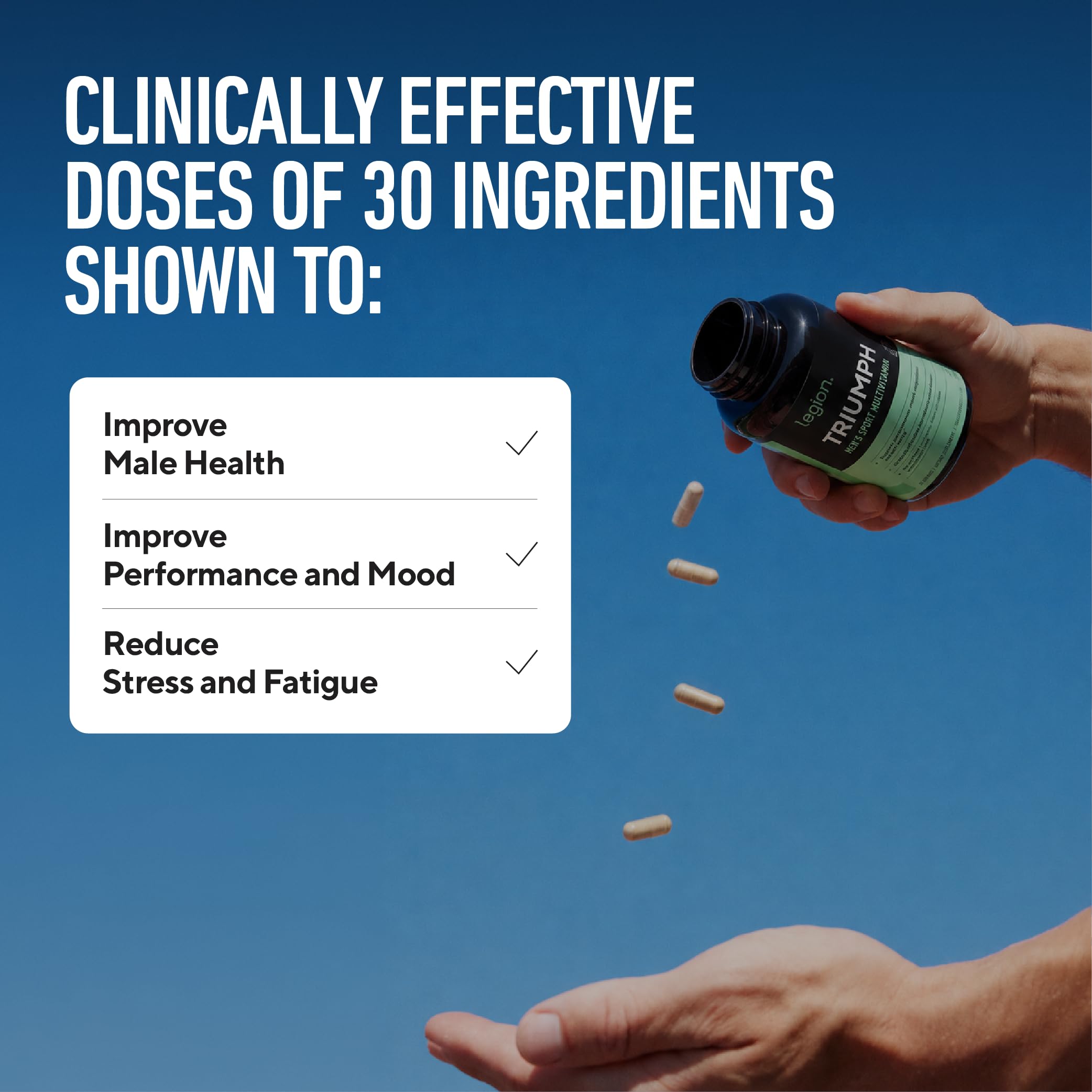 LEGION Triumph Sport Multivitamin Daily Wellness

