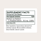 THORNE Riboflavin Phosphate Bioactive Vitamin Supplement

