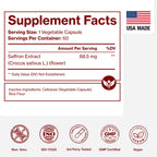 Saffron Extract Capsules | Pure Saffron Supplement

