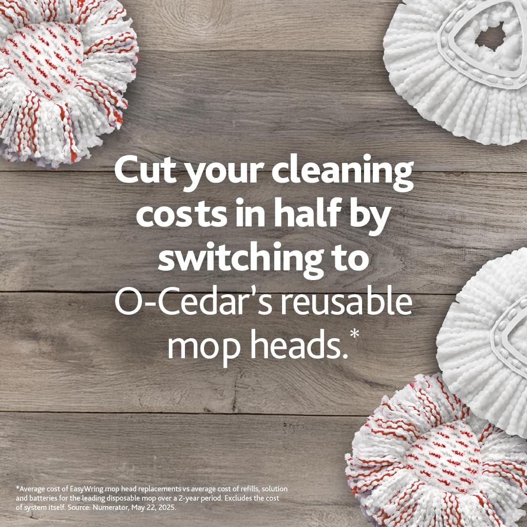 O-Cedar EasyWring Microfiber Spin Mop & Bucket System

