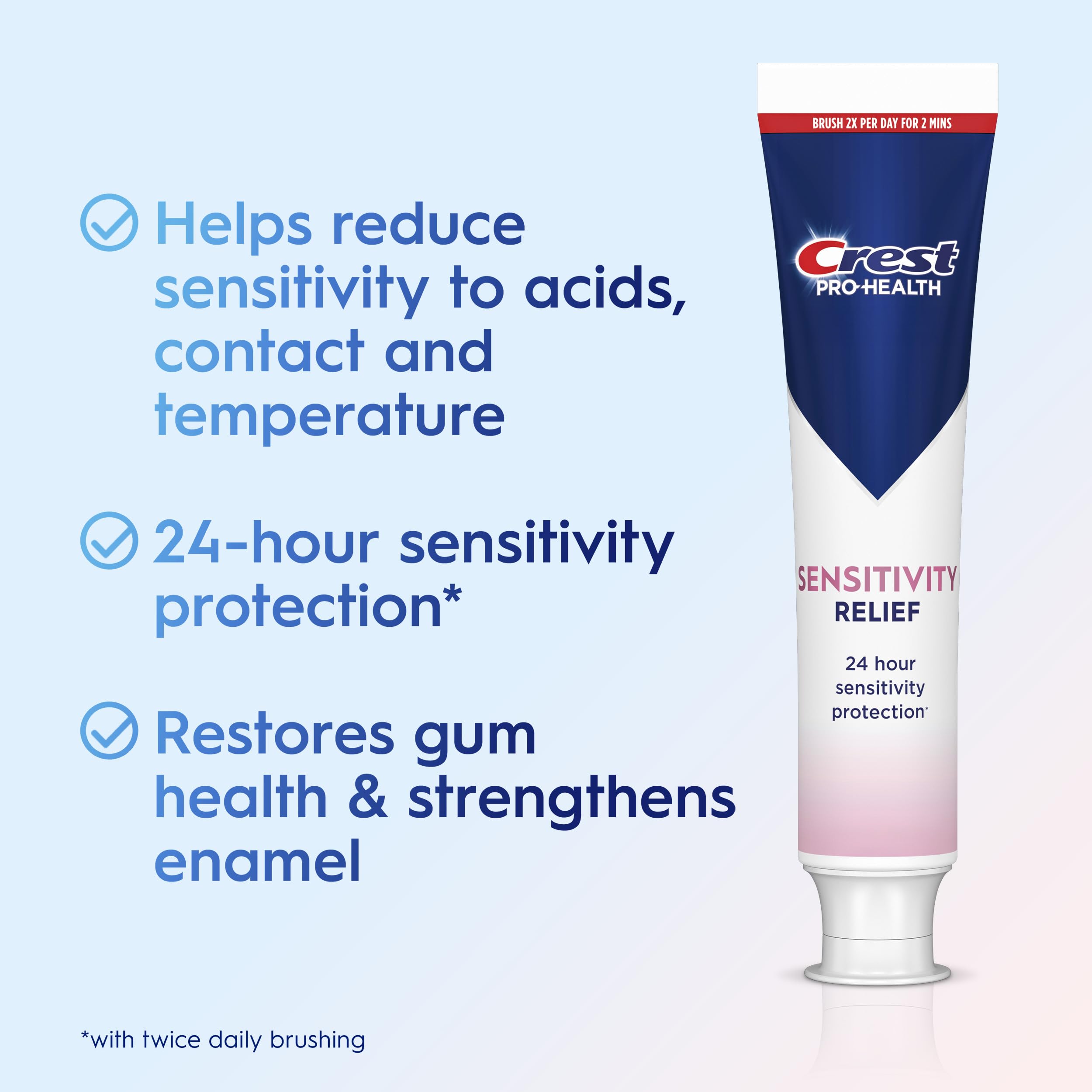 Crest Pro-Health Sensitivity Relief Toothpaste | Fast Relief

