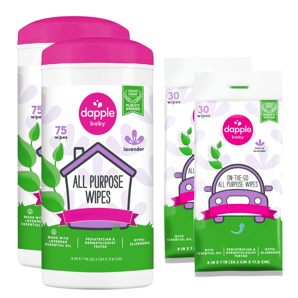 Dapple Baby All-Purpose Cleaning Wipes Plant-Powered

