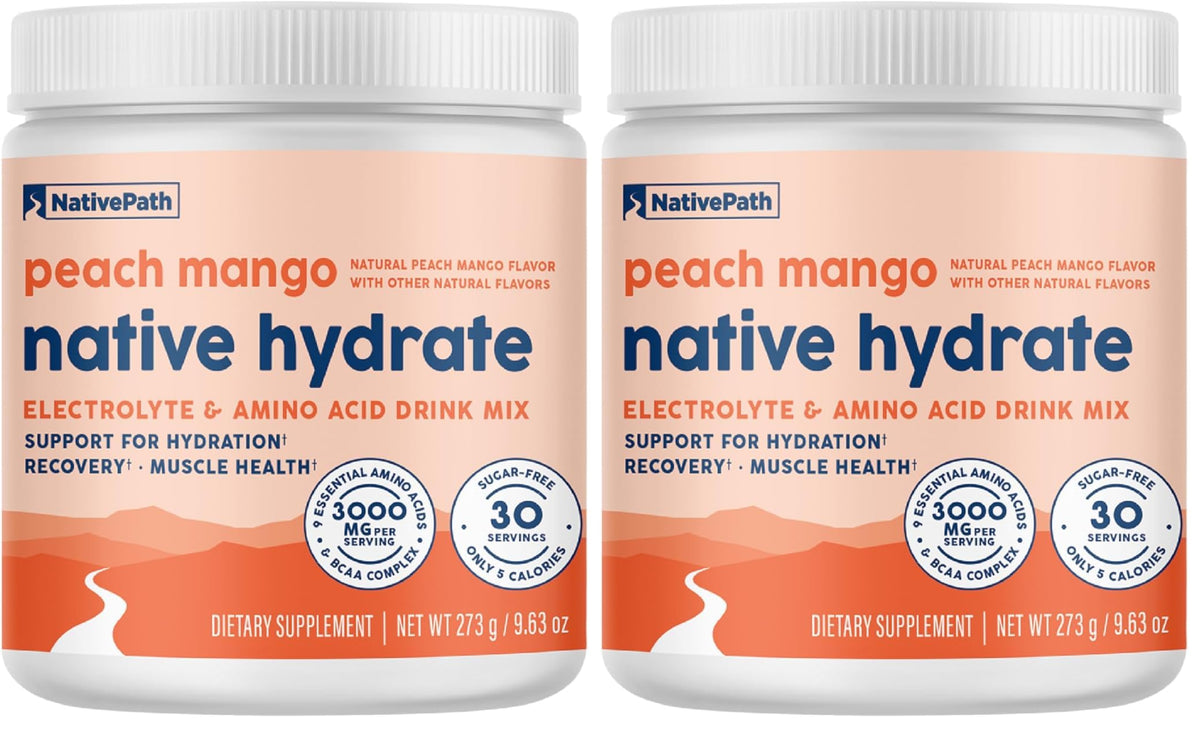 NativePath Hydrate Electrolyte Powder – Zero Sugar Drink Mix