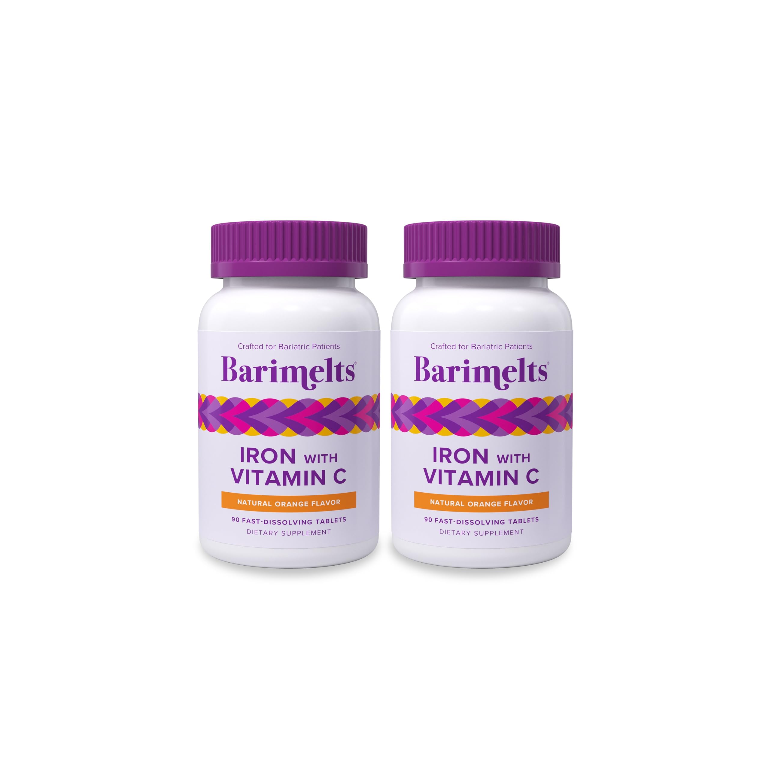 Barimelts Iron with Vitamin C - Sugar-Free Bariatric Iron Supplement for Women
