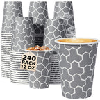Huifany Paper Coffee Cups – Insulated Disposable Cups for Hot & Cold Drinks