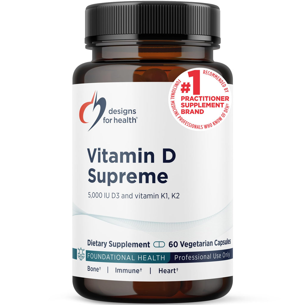 Designs for Health Vitamin D Supreme with Vitamin K and GG

