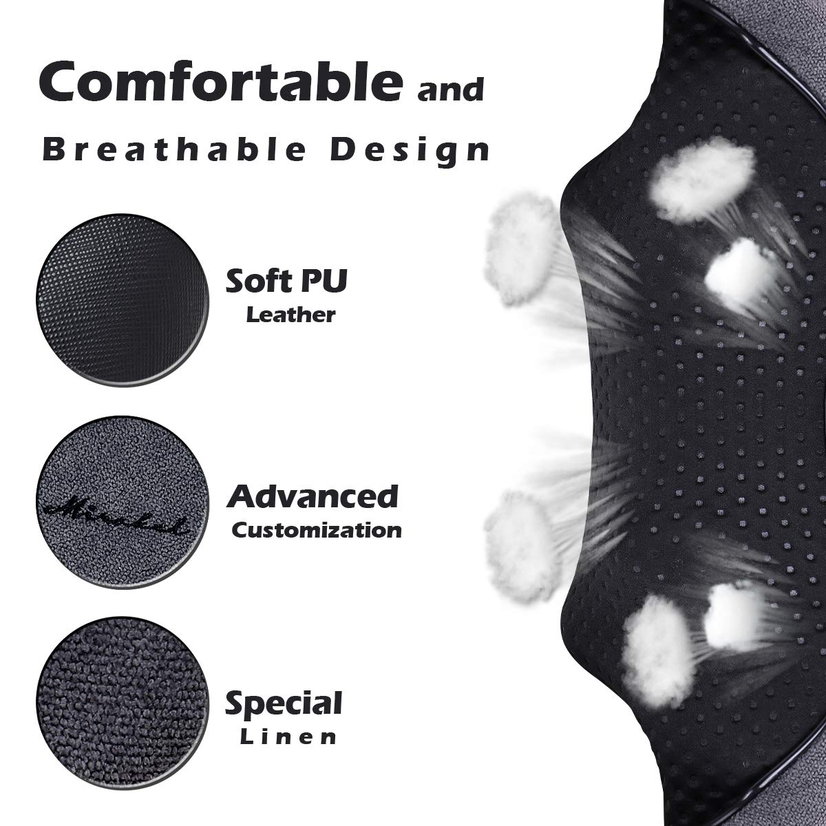 Mirakel Neck Massager with Heat - Shiatsu Back & Shoulder


