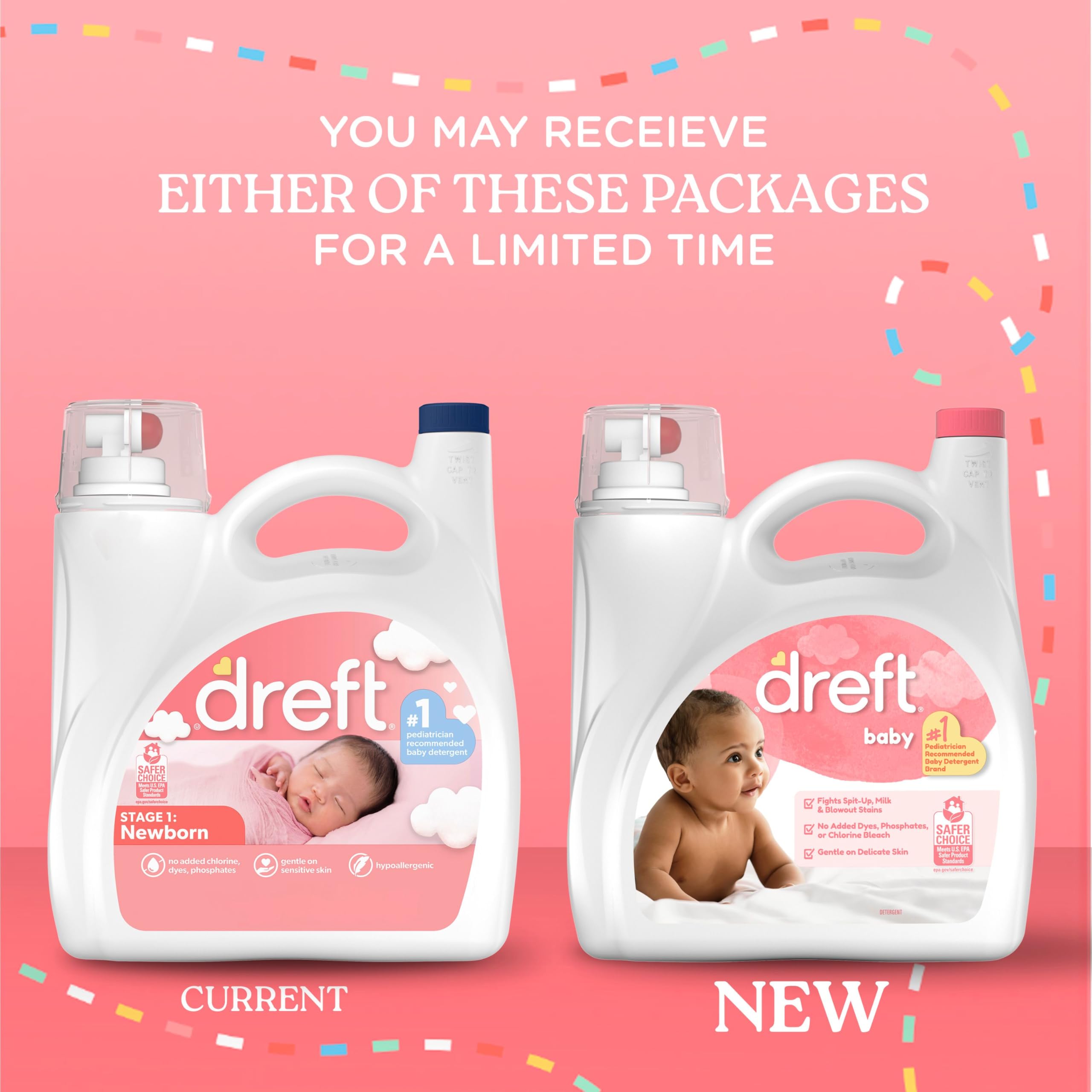 Dreft Baby Liquid Laundry Detergent - Gentle on Skin

