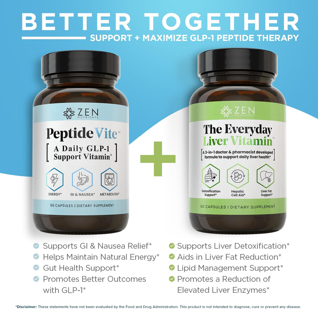 Zen Nutrients PeptideVite GLP-1 Gut Health Vitamin

