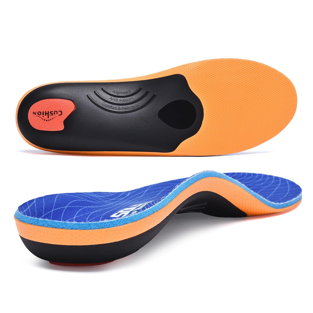VALSOLE High Arch Plantar Fasciitis Orthotic Insoles