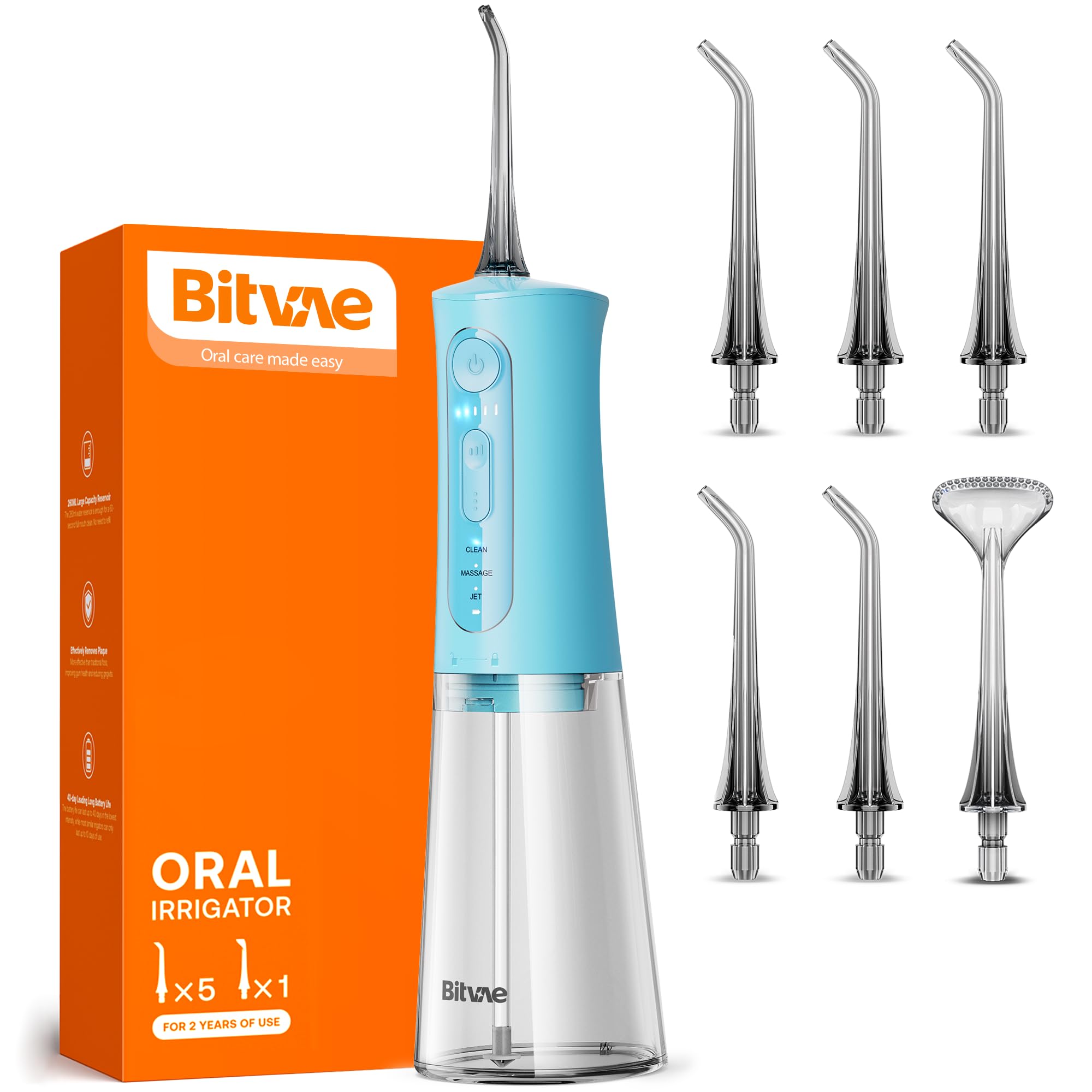 Bitvae C6 Water Dental Flosser Portable Cordless Irrigator