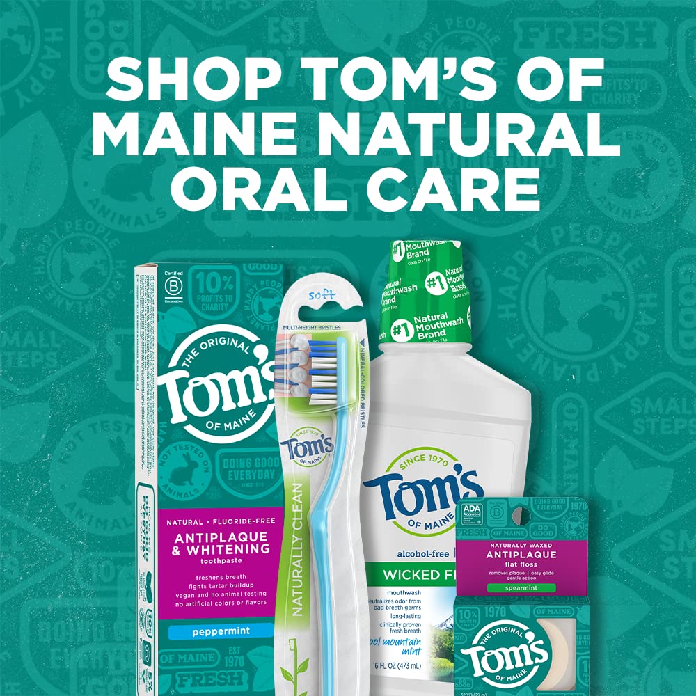 Tom's of Maine Naturally Waxed Antiplaque Dental Floss

