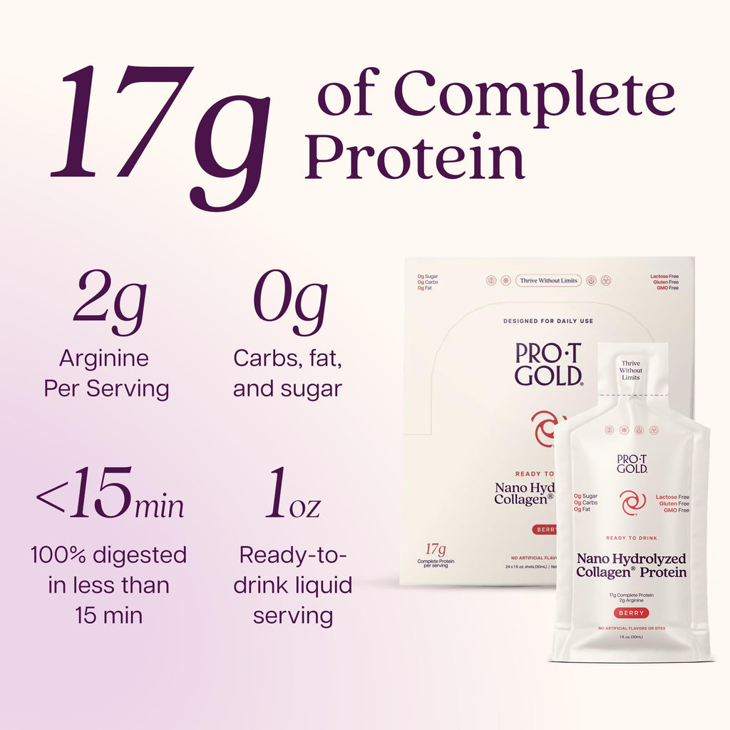 ProT Gold Liquid Collagen Protein Shot | Complete Protein

