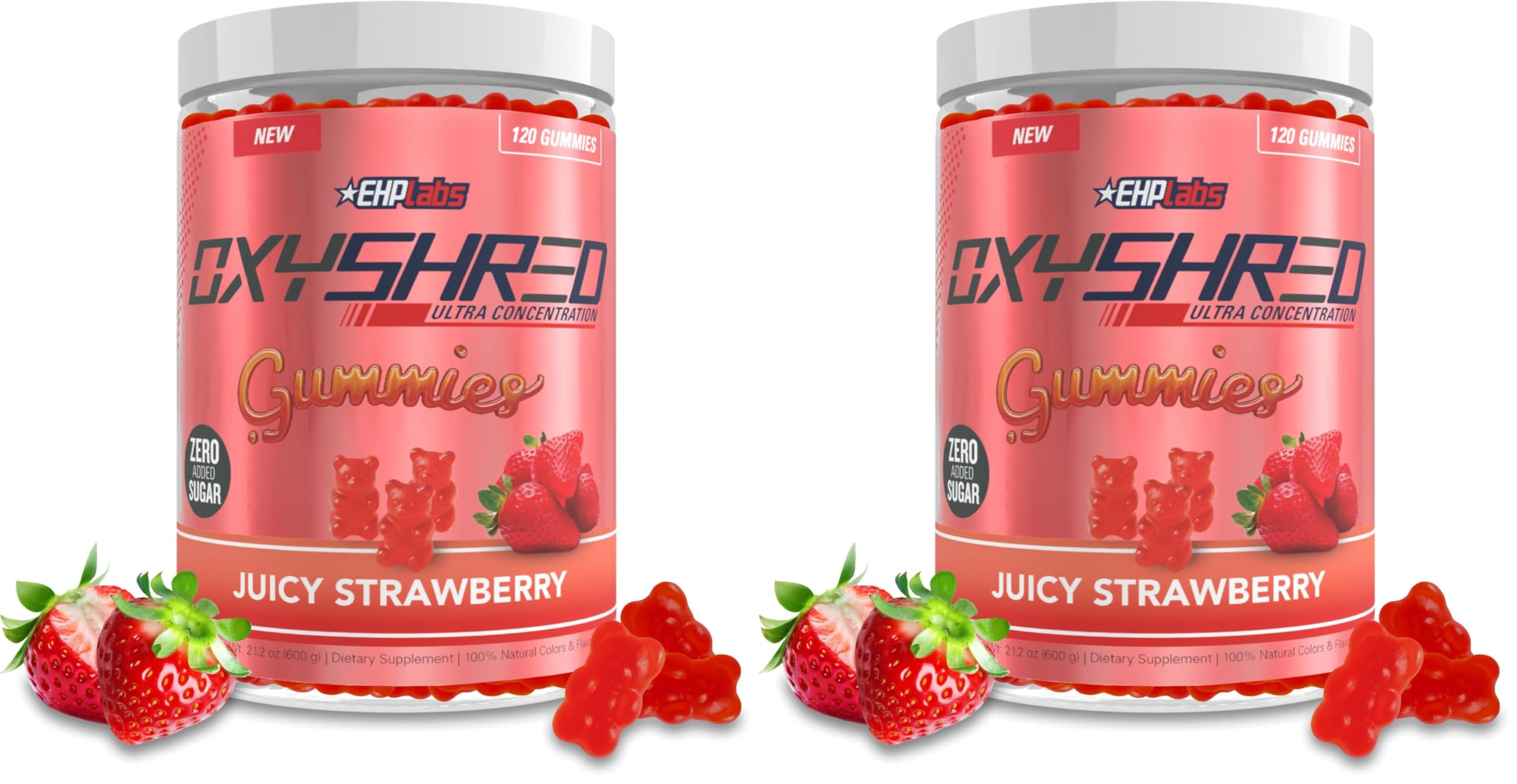 EHP Labs OxyShred Gummies Pre-Workout Energy Chews