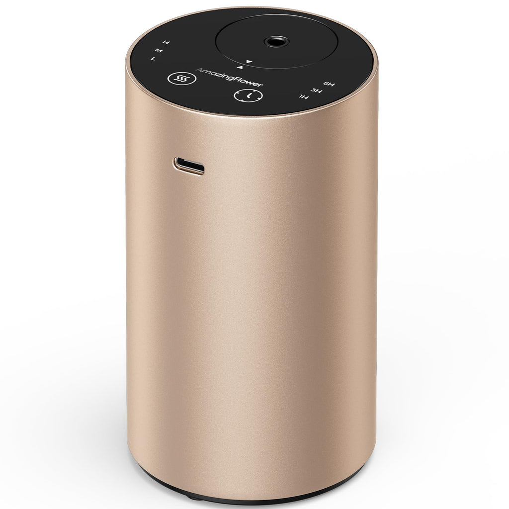Waterless Rechargeable Essential Oil Diffuser for Home & Car