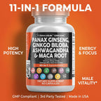 Clean Nutraceuticals Focus Formula Panax Ginseng Ginkgo

