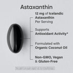 Sports Research Astaxanthin from Algae - Vegan Softgels

