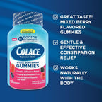 Colace Berry Flavored Stool Softener Gummies

