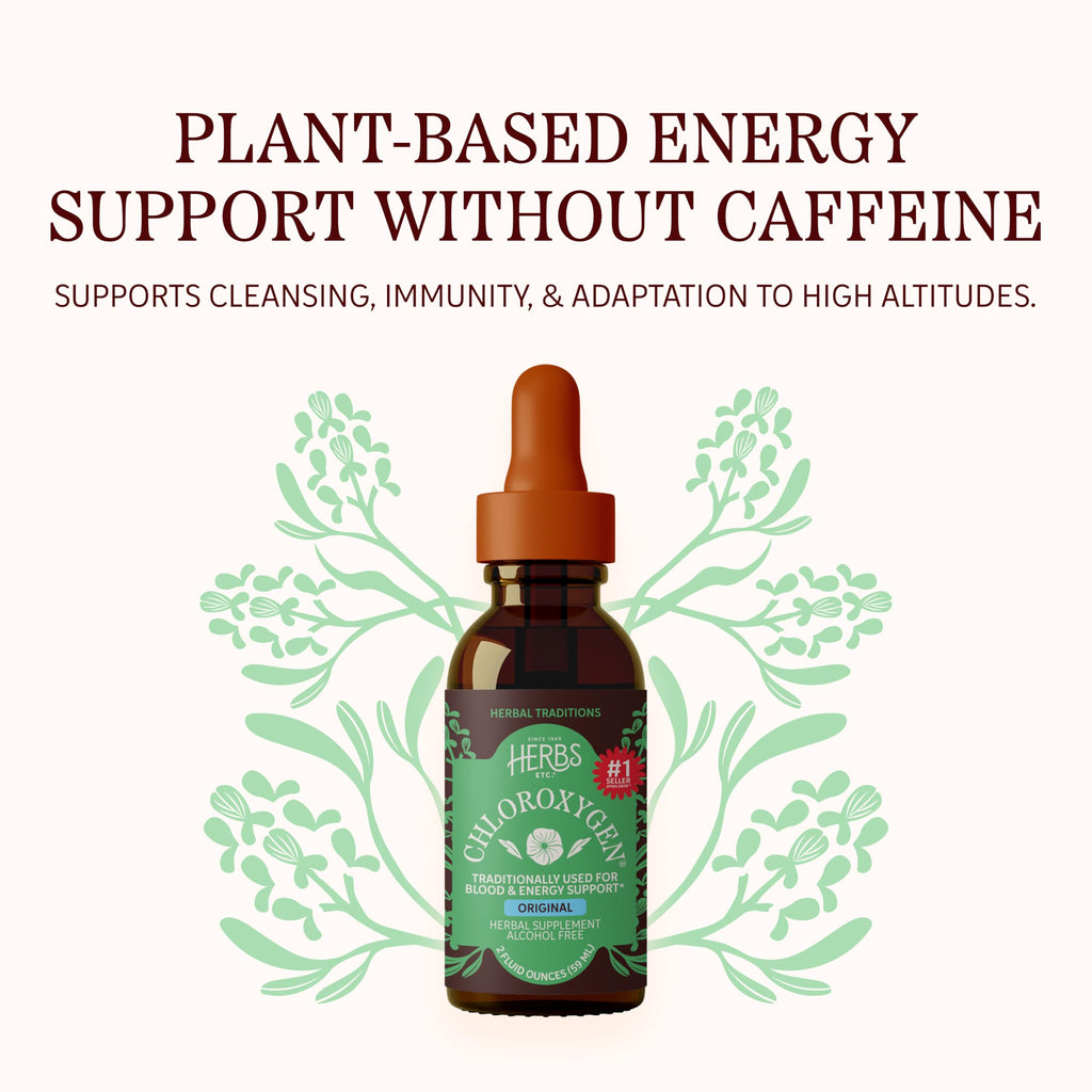 Herbs Etc. ChlorOxygen Chlorophyll Drops Alcohol-Free

