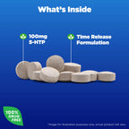 Natrol 5-HTP 100 mg Time Release Tablets Mood Support

