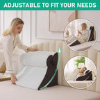 Wedge Pillow Set After Surgery Comfort GERD Relief

