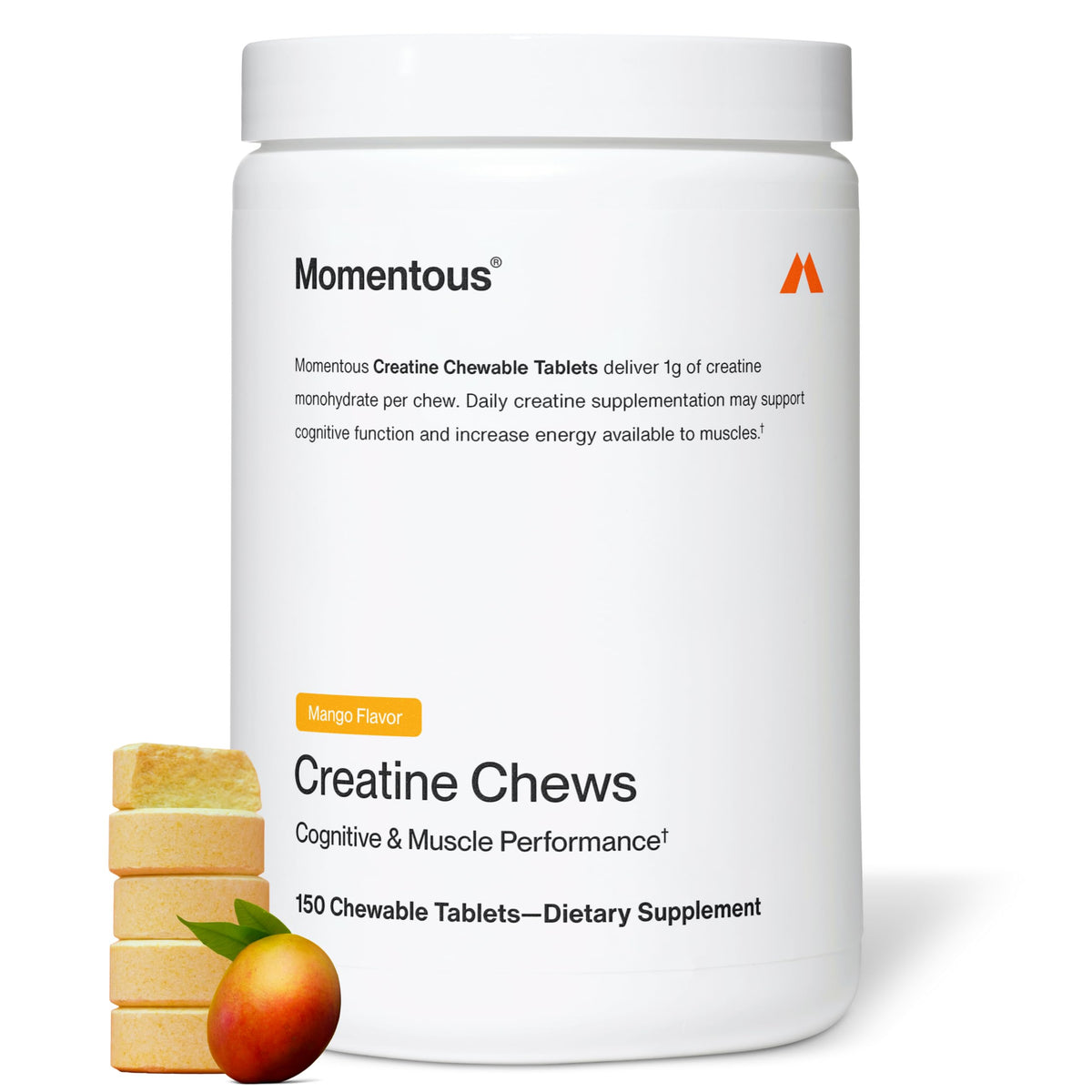 Momentous Creatine Chews - Creatine Monohydrate for Strength
