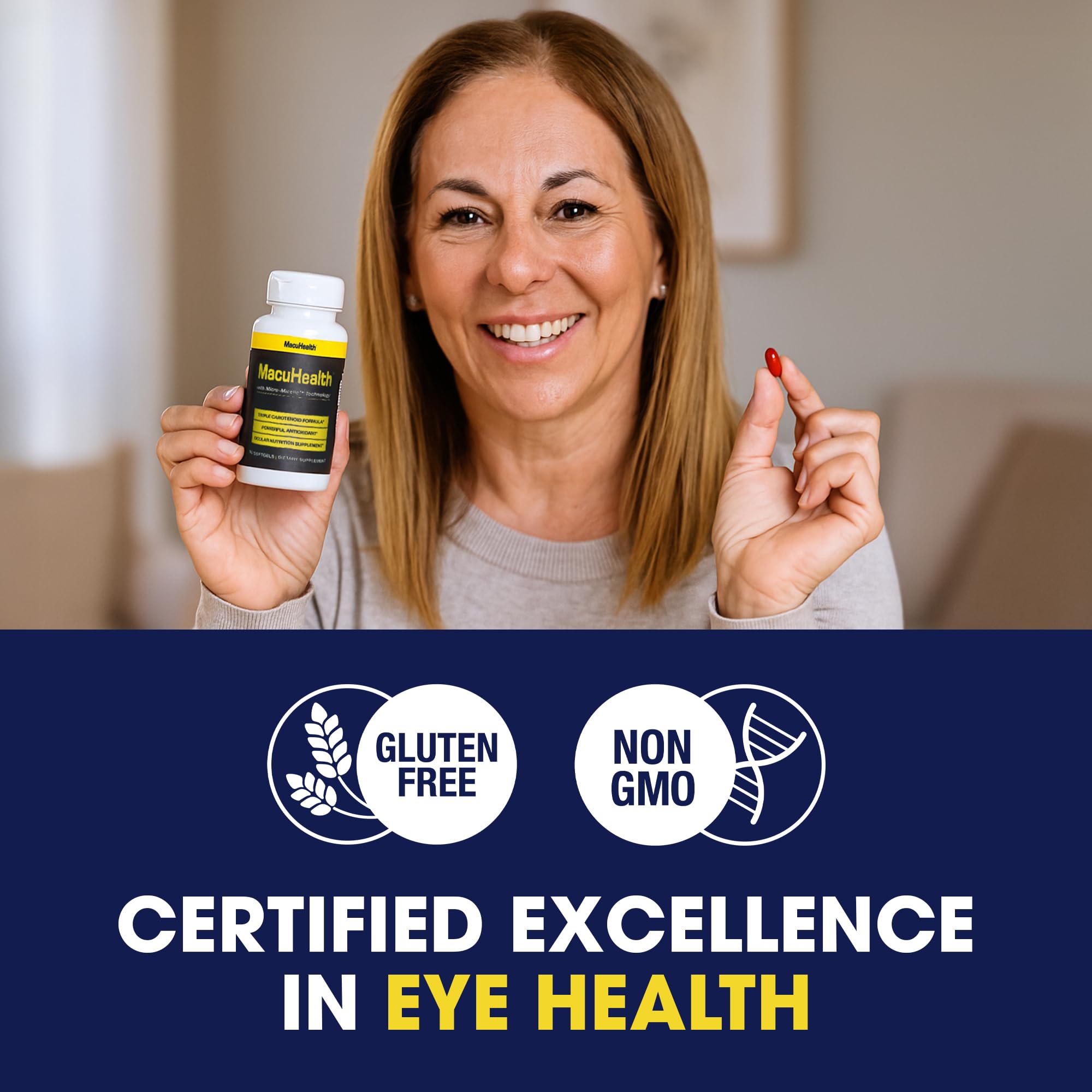 MacuHealth Eye Vitamins - Advanced Eye Health Formula

