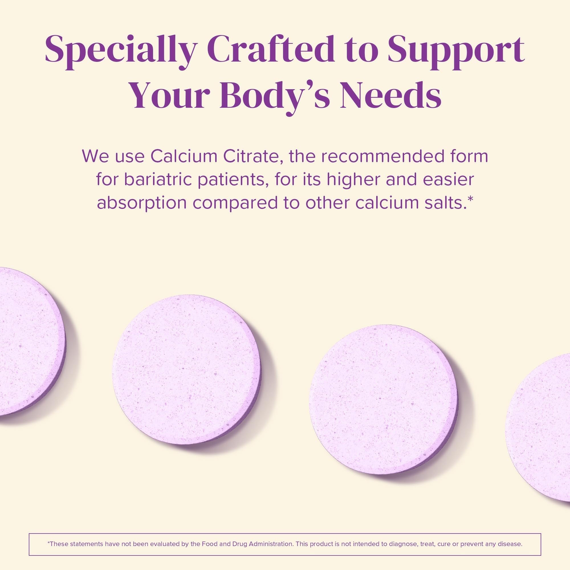 BariMelts Calcium Citrate with Vitamin D3 & Magnesium

