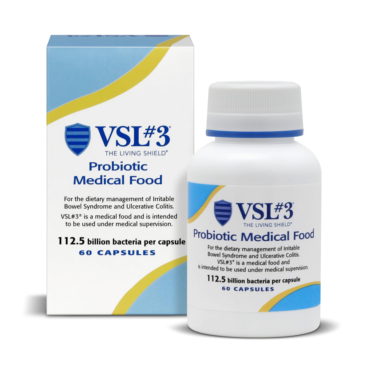 VSL#3 Probiotics for Digestive Health - Multi-Strain, Refrigerated Medical Food