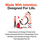 MegaRed Omega 3 Fish Oil & Krill Oil Softgels

