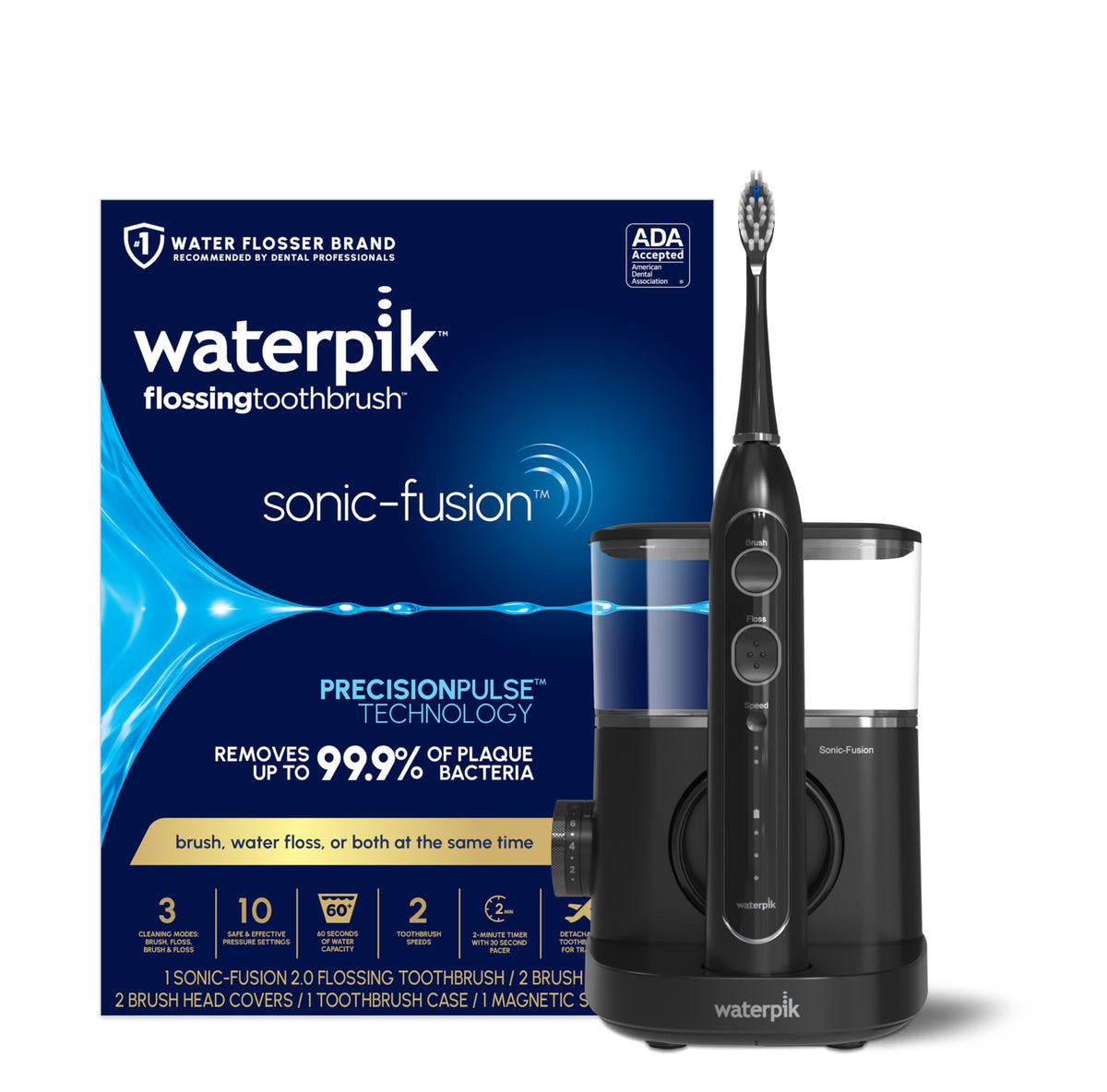 Waterpik Sonic-Fusion Toothbrush with Water Flosser