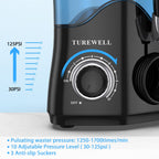 TUREWELL Water Dental Flosser | 8 Jet Tips

