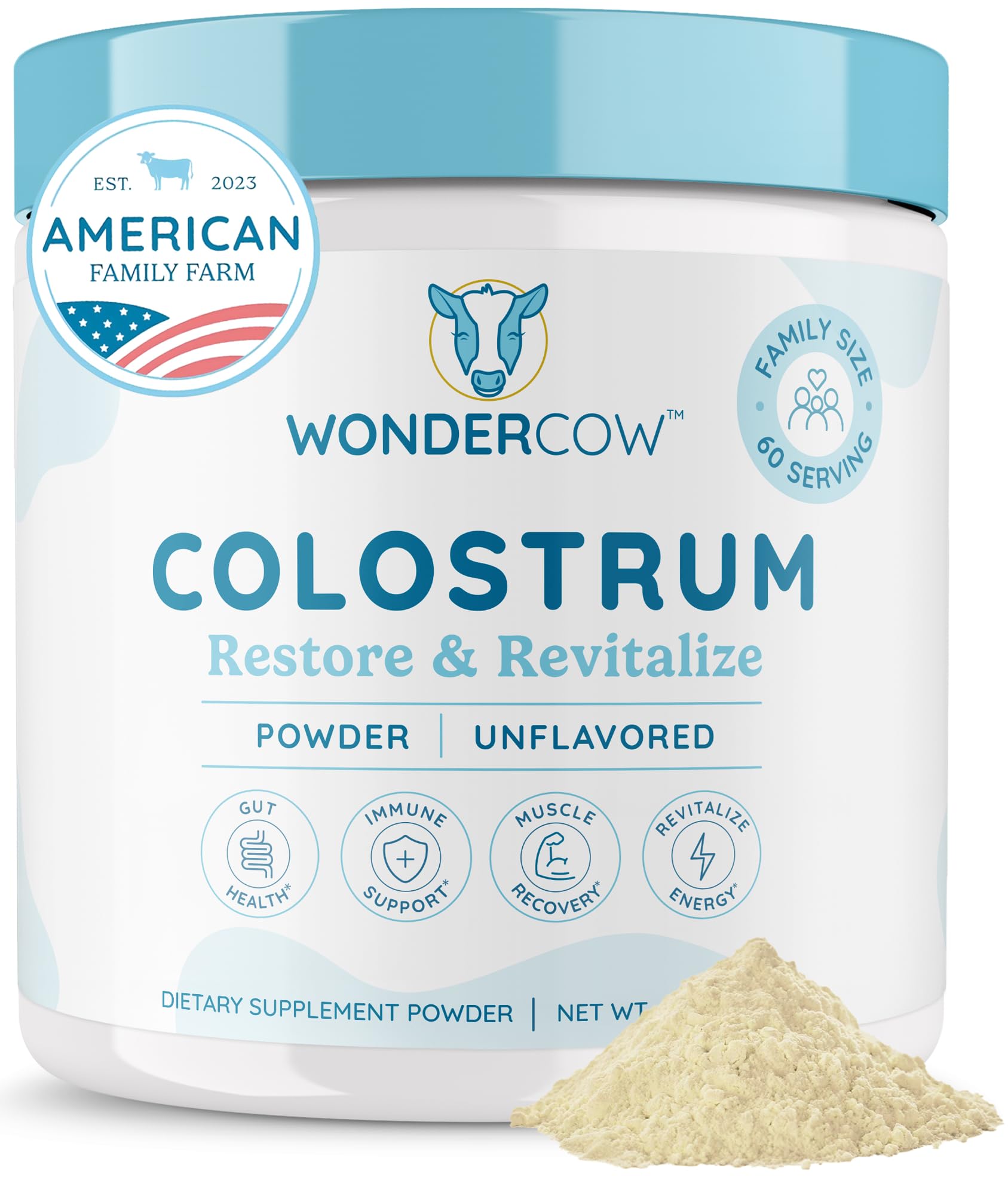 WonderCow Colostrum Powder for Gut Health

