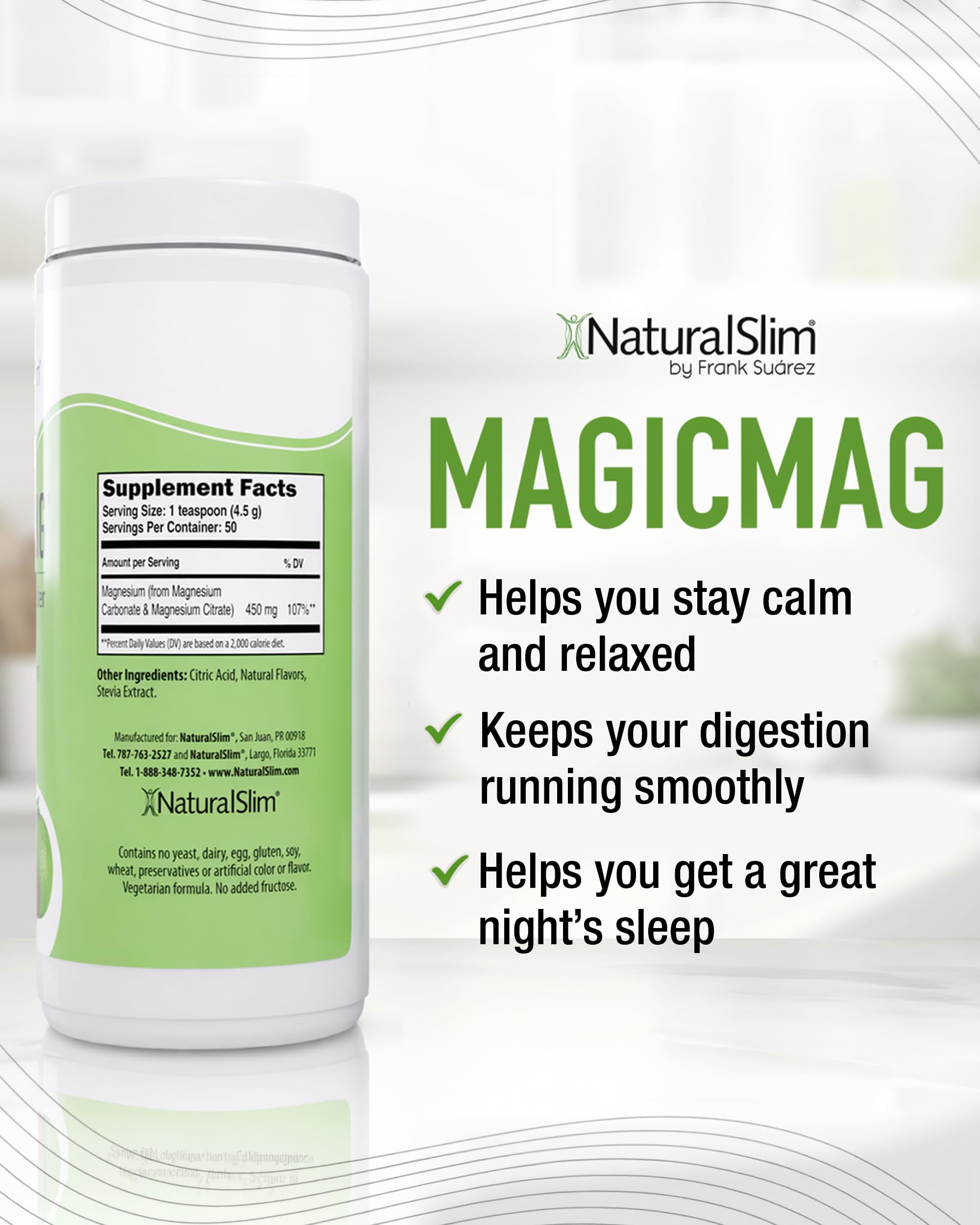 NaturalSlim MagicMag Magnesium Citrate Powder

