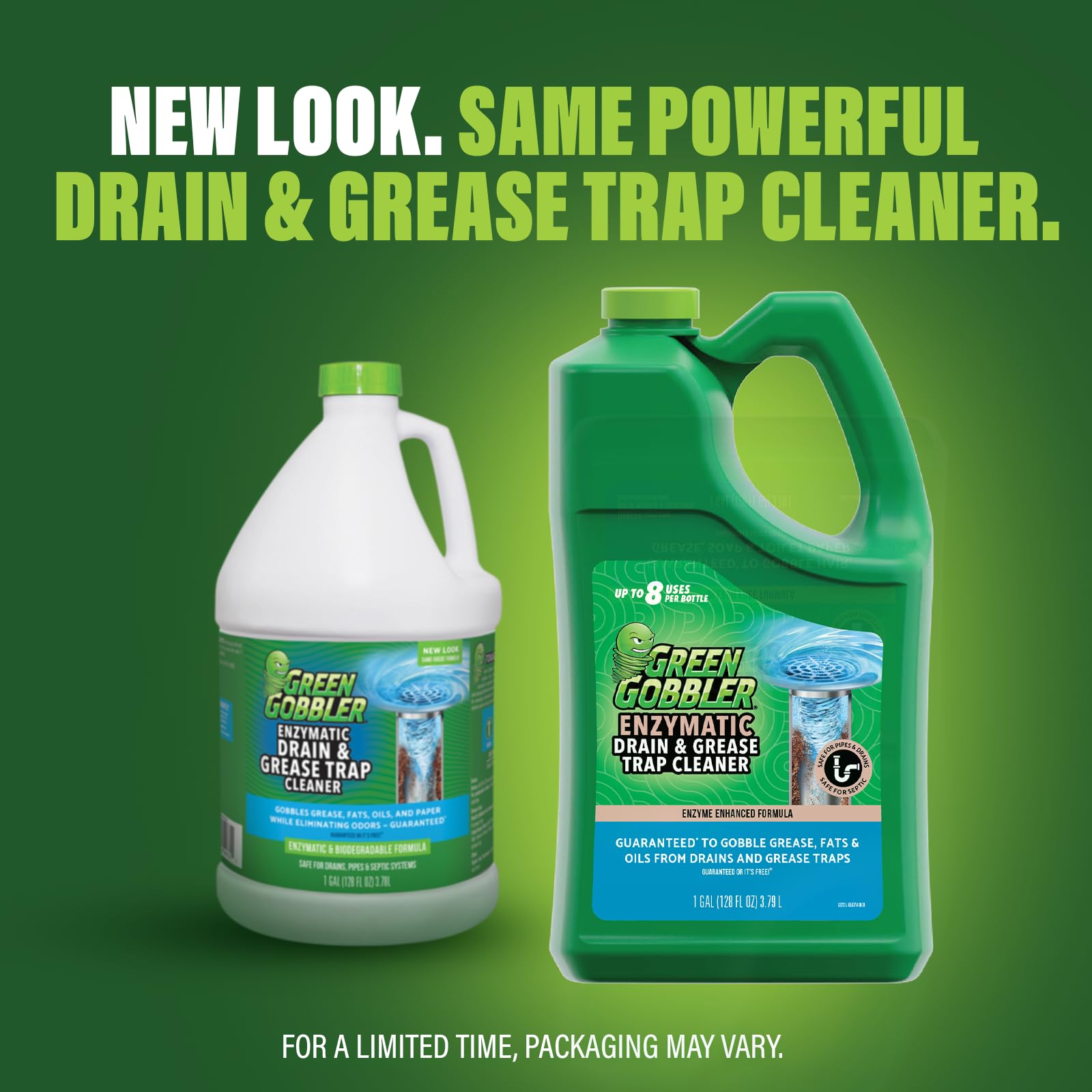 Green Gobbler Enzymatic Drain Cleaner for Grease & Septic

