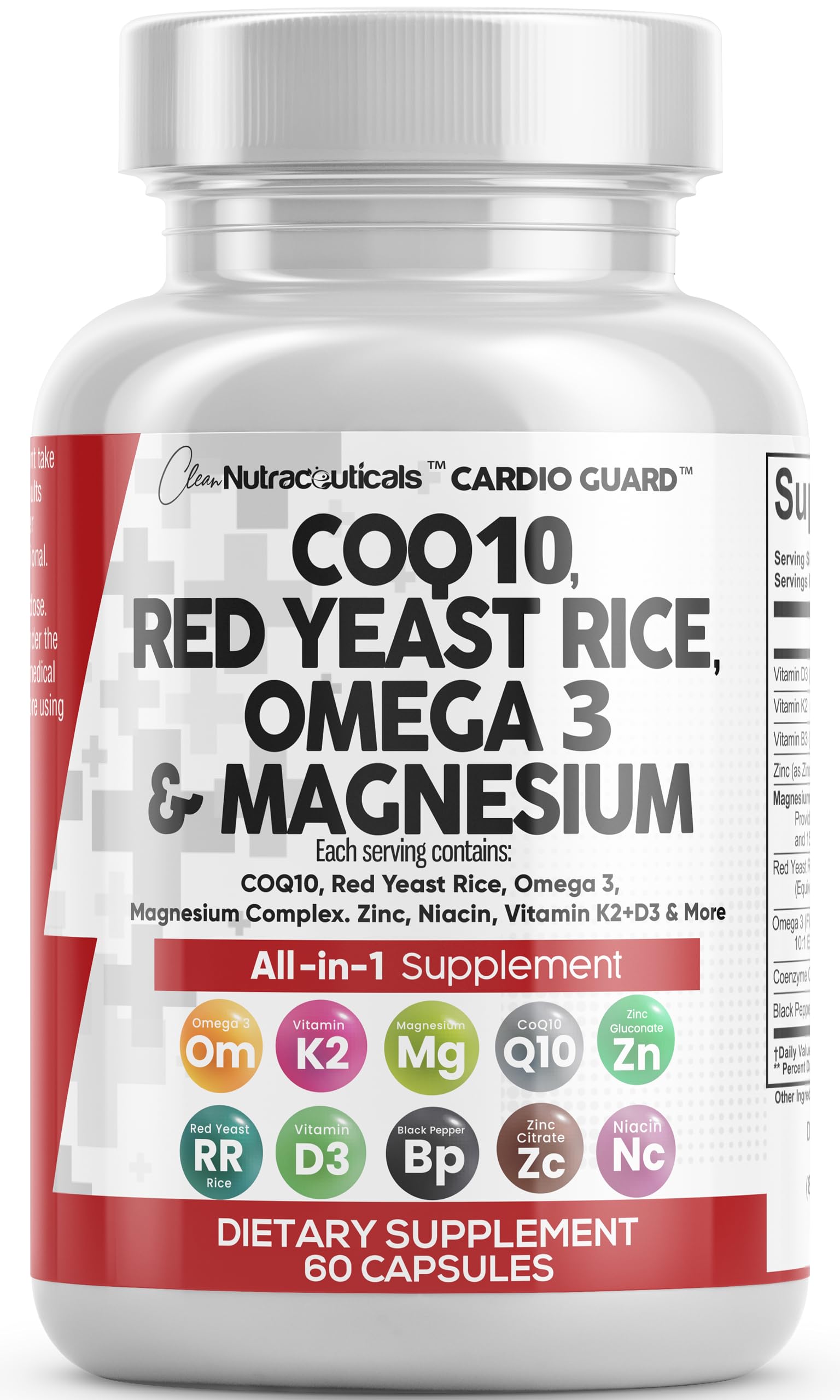 Clean Nutraceuticals CardioGuard Heart Health Supplement

