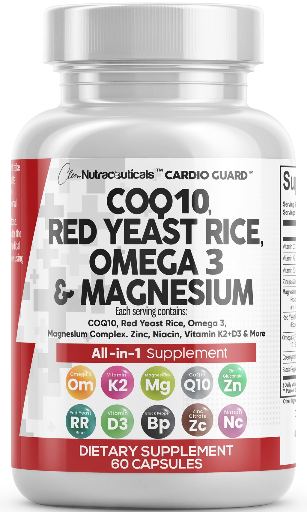Clean Nutraceuticals CardioGuard Heart Health Supplement

