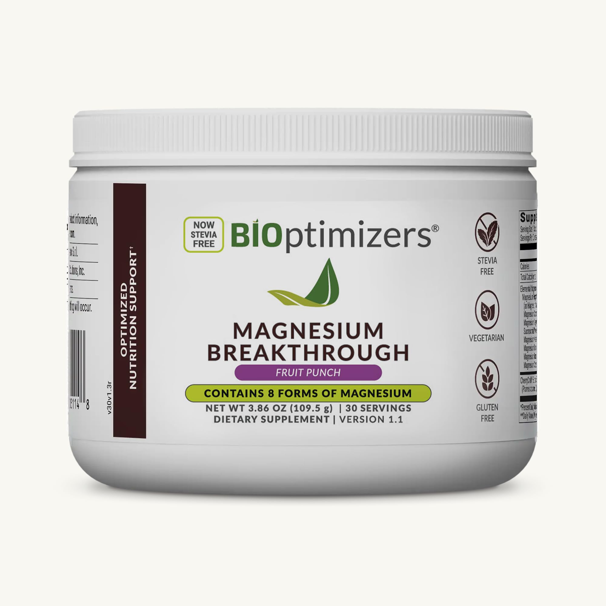 BIOptimizers Magnesium Breakthrough Drink – 8 Magnesium Forms & Electrolytes