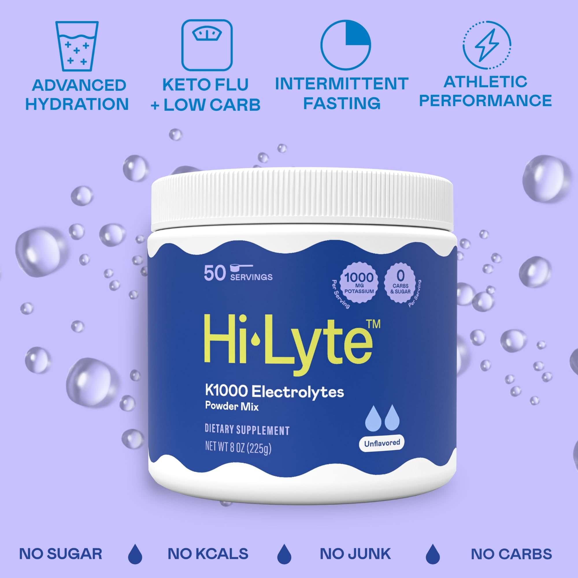 Hi-Lyte K1000 Electrolyte Powder Zero Sugar

