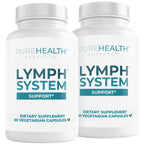 PUREHEALTH RESEARCH Lymph System Support - Lymphatic Drainage Supplement with Bromelain & Herbal Extracts