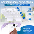 YOCTOSUN Magnifying Glass with Light Headset 0.75X-4.0X

