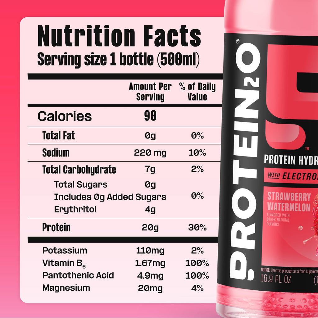 Protein2o Hydration Drink-2-in-1 Whey Isolate + Electrolyte

