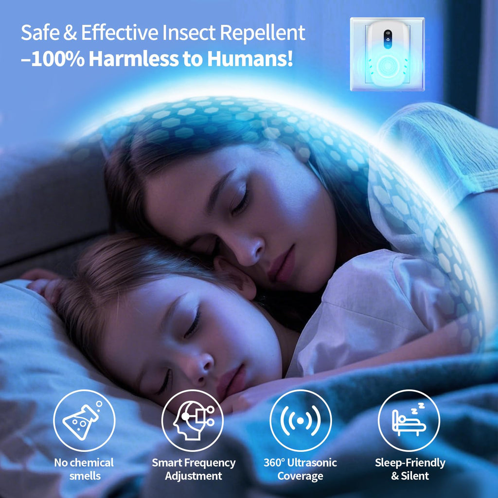 Cvtayn Ultrasonic Pest Repeller | 3-Mode Plug-in

