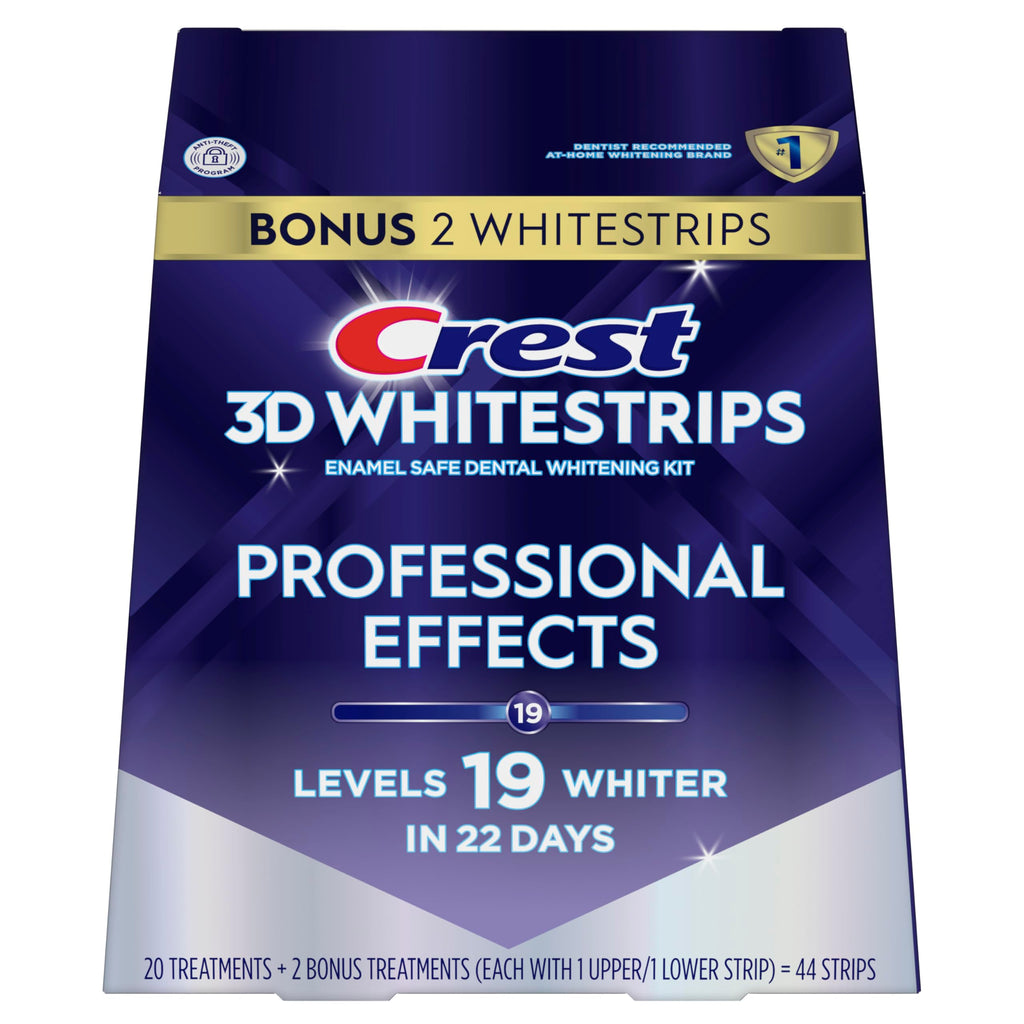 Crest 3D Whitestrips Professional Effects Teeth Whitening Kit 44 Strips

