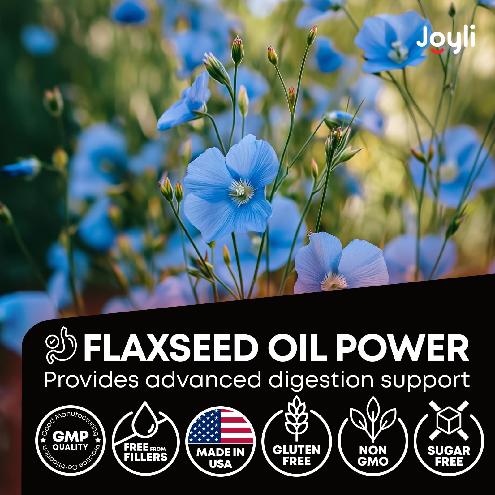 Joyli CoQ10 with Flaxseed Oil Softgels


